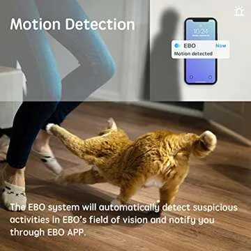 Enabot 1080P Movable Pet Camera with Night Vision and Talk