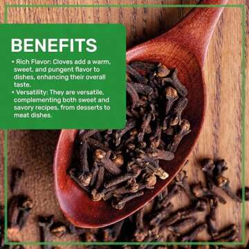 Jiva Organic Cloves - Whole 14 Ounce Bulk Bag of Flavor