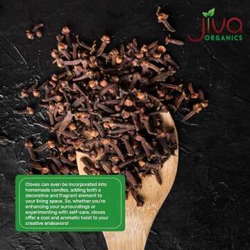 Jiva Organic Cloves - Whole 14 Ounce Bulk Bag of Flavor