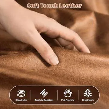 ovios 70" Mid Century Loveseat Sofa for Comfortable Living Rooms