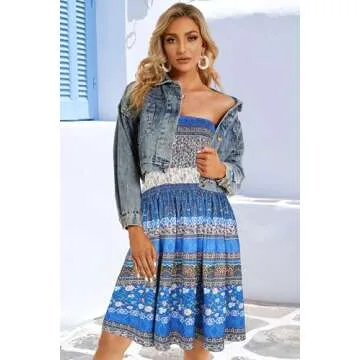 Women’s Floral Summer Dress for Casual Beach Style