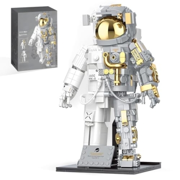Kimiangel Astronaut Building Block Set - 966 Pcs for Adults, Space Explorer