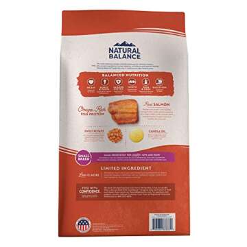 Natural Balance Limited Ingredient Small Breed Adult Grain-Free Salmon & Sweet Potato Dog Food 12 lb...