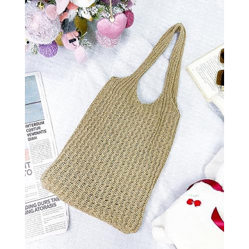 Stizimn Cute Strawberry Tote Bag for Summer Fun