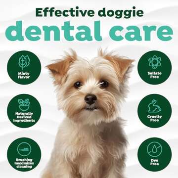TropiClean Fresh Breath Puppy Dental Care Kit for Dogs