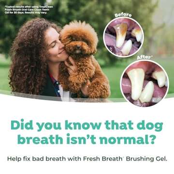 TropiClean Fresh Breath Puppy Dental Care Kit for Dogs