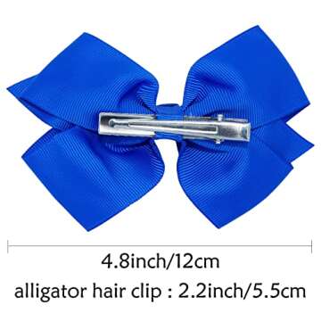 WillingTee 40 Pieces Hair Bows for Girls, 20 Colors