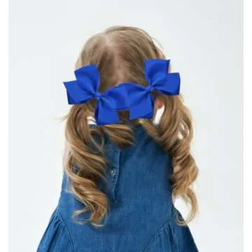 WillingTee 40 Pieces Hair Bows for Girls, 20 Colors