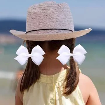 WillingTee 40 Pieces Hair Bows for Girls, 20 Colors