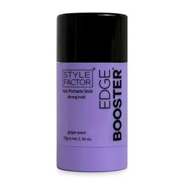 Style Factor Edge Booster Hair Pomade Stick Strong Hold 2.36 oz (GRAPE)
