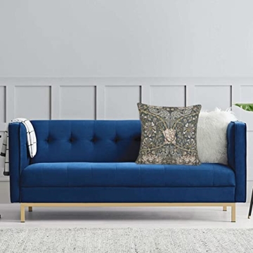 Haruha William Morris Velvet Decorative Pillow Covers 18x18