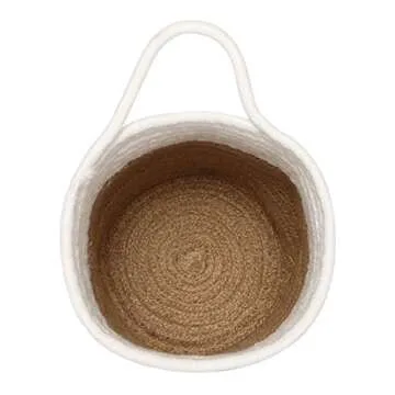 Hanging Cotton Rope Baskets - Stylish Home Storage Solution