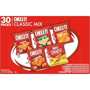 Cheez-It Cheese Crackers Variety Pack for Everyone