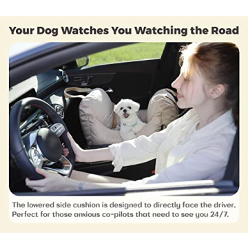 PET AWESOME Dog Car Seat for Safe Pet Travel