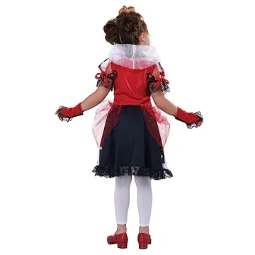 California Costumes Child Deluxe Queen of Hearts Costume, Small