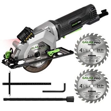 GALAX PRO 4Amp 3500RPM Mini Circular Saw With Laser Guide