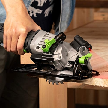 GALAX PRO Mini Circular Saw with Laser Guide for Precision Cuts