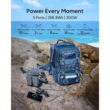BLUETTI Handsfree 1 Solar Backpack Power Station - 268.8Wh