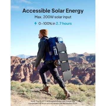 BLUETTI Handsfree 1 Solar Backpack Power Station - 268.8Wh