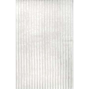 nuLOOM 4' x 6' Cozy Plush SuperiorWash Area Rug, Machine Washable, Non-Slip, Soft Fluffy Shag Carpet for Living Room Bedroom Kids Room Nursery Home Decor, Kai White