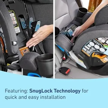 Graco 4Ever DLX Grad 5-in-1 Car Seat, Harrison Infant, Toddler, Booster, Convertible Car Seat, Features Slim Fit and Removable Seat Belt Trainer