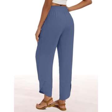 Stylish Bellcoco Women's Casual Wide Leg Pants