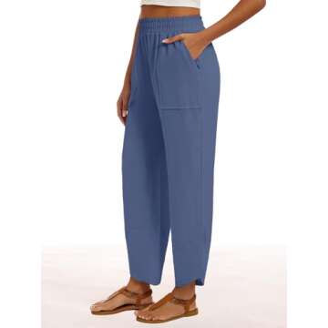 Stylish Bellcoco Women's Casual Wide Leg Pants