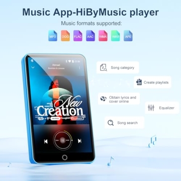 80GB MP3 Player with Bluetooth, WiFi, and Streaming Services