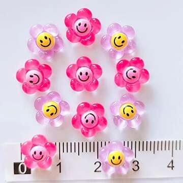 Cute Kawaii Nail Charms 70 PCS for Lovely Nail Art