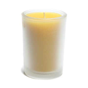 Bluecorn Beeswax 8.5oz Pure Raw Candle in Glass