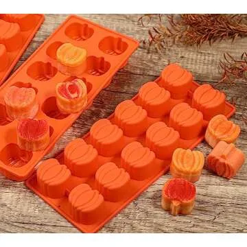 Webake Pumpkin Chocolate Mold Silicone for Baking Treats