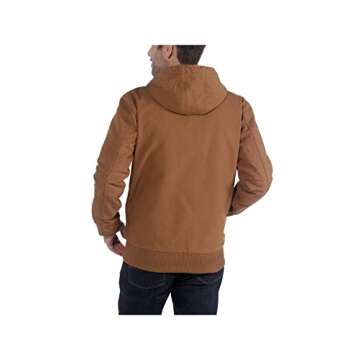 Carhartt mens Active Jacket J130 (Big & Tall) Work Utility Outerwear, Carhartt Brown, X-Large US