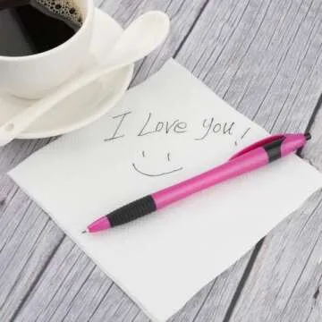 Sikao Pens Bulk, 60Pack Gripped Slimster Bulk Pens Ballpoint Smooth Writing Pens No Smear Black Ink 1.0mm, Retractable Ball Pens, Click Pens, Server Pens, School Office Supplies