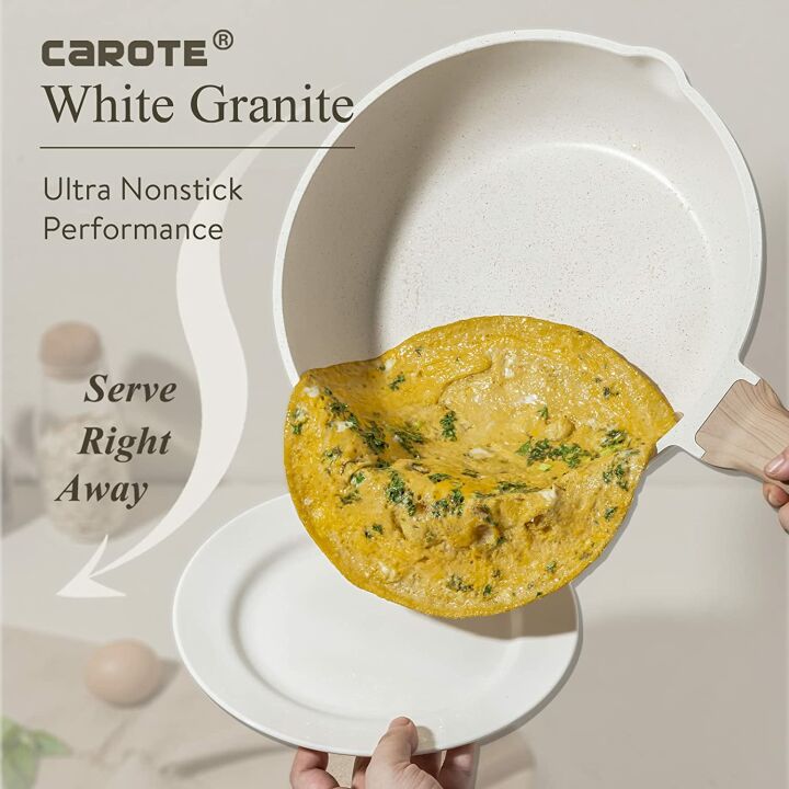 CAROTE Nonstick Granite Cookware Set, 11 Pcs