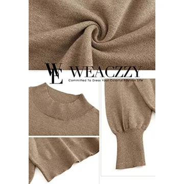 Stylish WEACZZY Black Oversized Sweater for Women