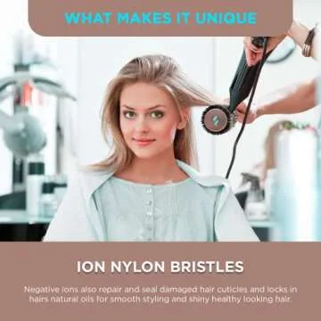 Spornette Ion Fusion Ceramic Round Hair Brush - 2.5 Inch