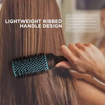 Spornette Ion Fusion Ceramic Round Hair Brush - 2.5 Inch