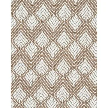 Table Runner Cotton Farmhouse Boho 14x72 in, Table Décor for Kitchen or Dining, Tan Cloth Woven Table Runners