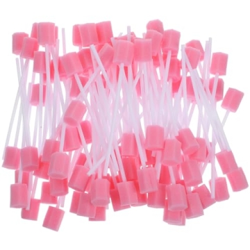 Healifty 100pcs Oral Swabs for Gentle Oral Care