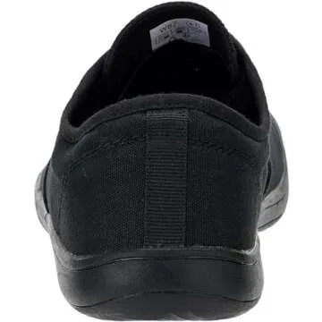 WHITIN Canvas Barefoot Sneakers for Men Wide Toe Box Minimalist Zero Drop Sole Shoes Minimus Extra Width Fit Size 13 13W Gym Bare Feet Black 47