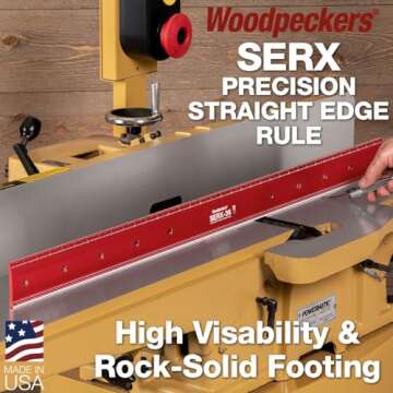 Woodpeckers SERX Precision Straight Edge Tool - 24 Inch, USA Made
