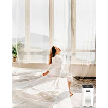 Dayette Air Purifiers for Home Large Room up to 3000 Sq Ft, Upgraded H14 Ture Hepa Air Filter, Air P...
