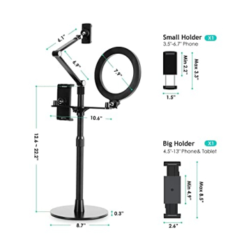 Ultimate Phone and Tablet Desk Live Stand for Content Creators