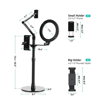 Ultimate Phone and Tablet Desk Live Stand for Content Creators