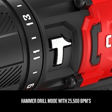 CRAFTSMAN V20 Cordless Drill Kit with 2 Batteries