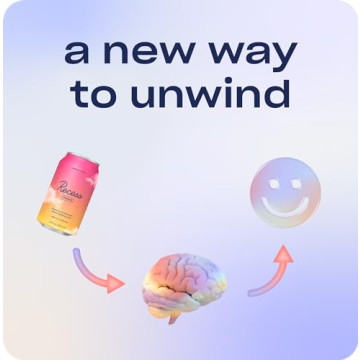 Recess Mood Magnesium & Adaptogen Drink, Relaxation Beverage, 12 ounce (Variety Pack, 12 pack)