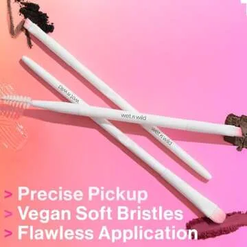 wet n wild Angled brush, Foundation Makeup Blending Brush, Ultra-Thin Precision, Ergonomic Handle