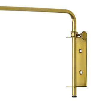 Bloomingville Metal Wall Lamp Gold Electroplated Finish