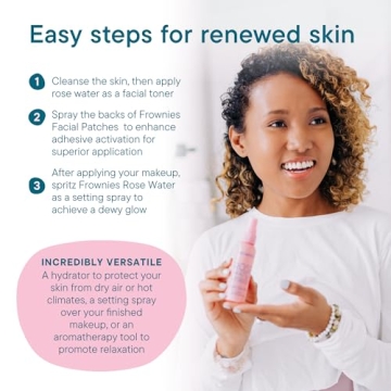 Frownies Rose Water Hydrator Spray For All Skin Types 2oz