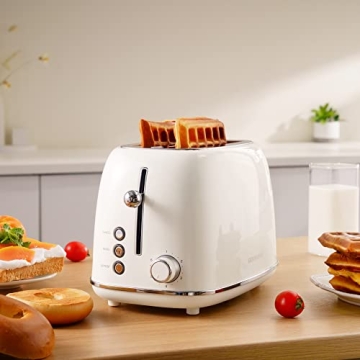 REDMOND Retro 2 Slice Toaster with 6 Bread Settings